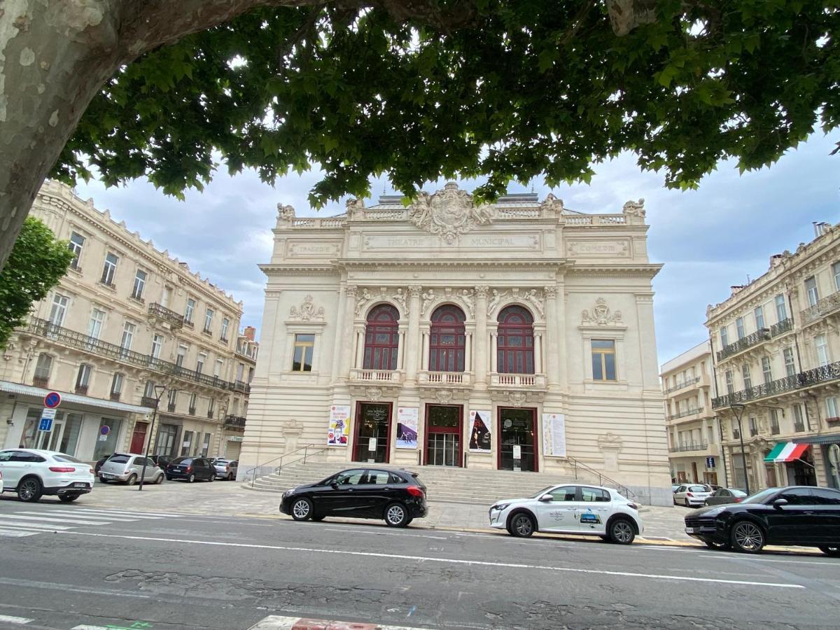 Charmant Appartement Central Terrasse Proche Gare Sete Exterior photo